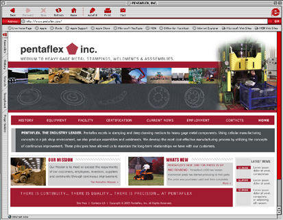Web Design — Motorsports Web Concept
