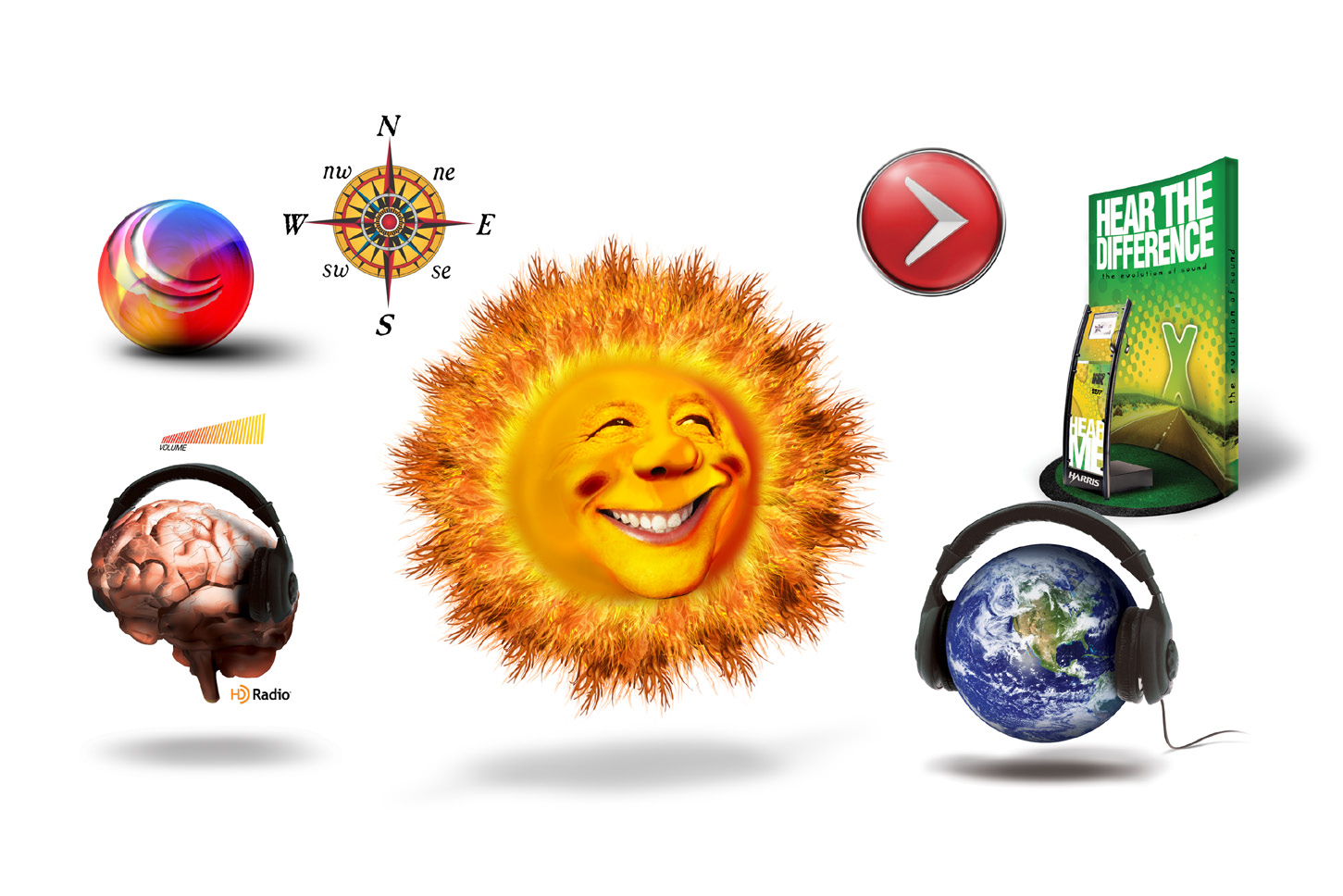 Graphic Elements — Icons & Product Display Graphics